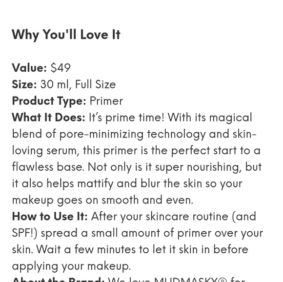 Mudmasky POREfection Serum-Infused Primer - Picture 2 of 7